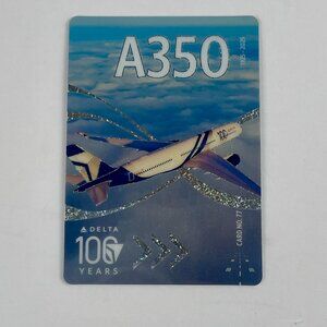 2025 Delta Trading Cards Limited Edition 100 Years A350 #77